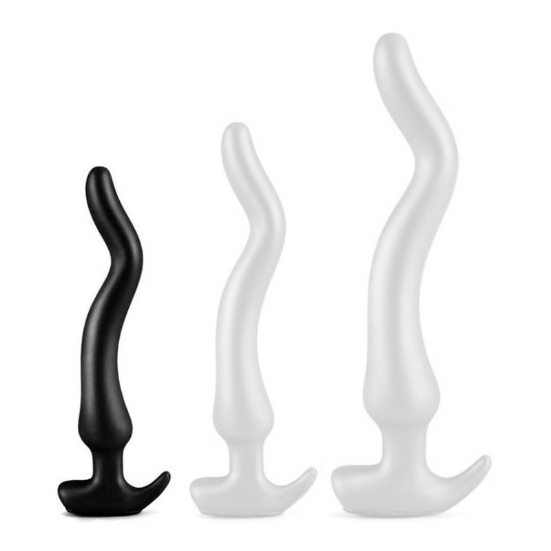 DarkSil Plug long Noth Curve S 25 x 4 cm Noir